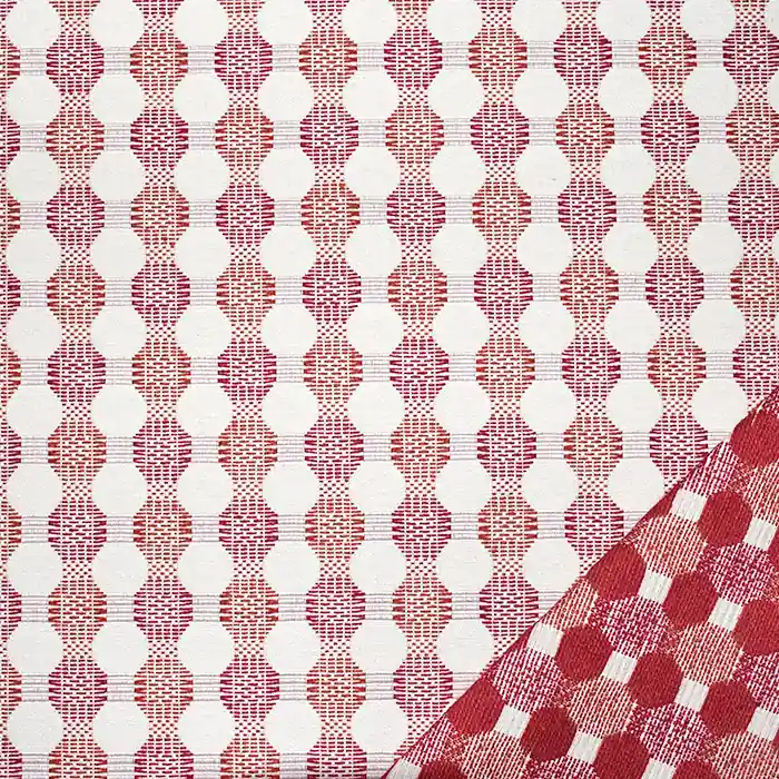Dekostoff, Jacquard, beidseitig, 21571-306, rot Bestseller