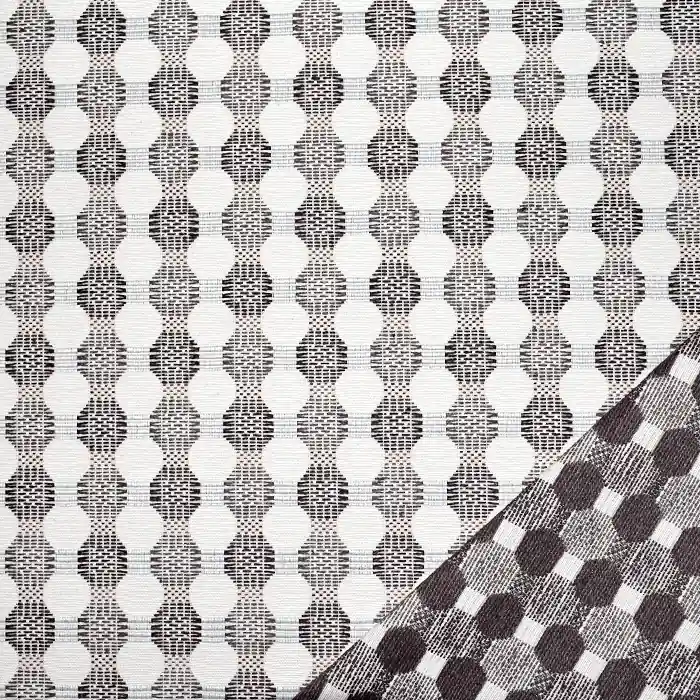 Preisreduziert Dekostoff, Jacquard, beidseitig, 21571-405, braun