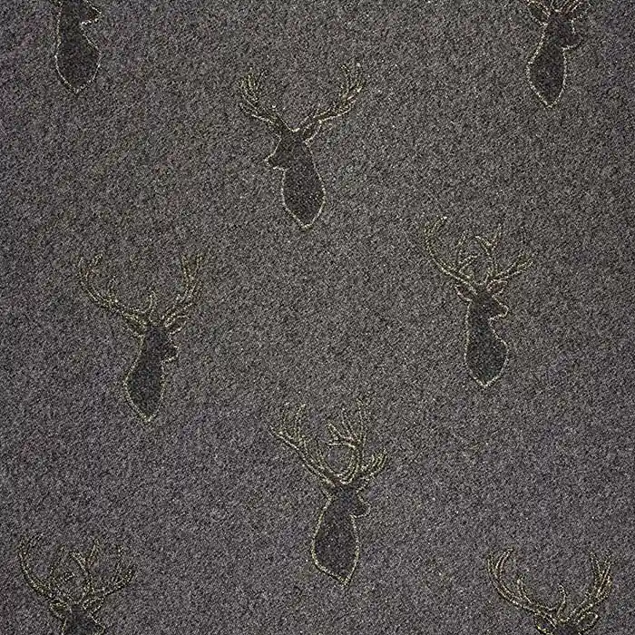 Preiswert Dekojacquard, Tiere, 22877-91, grau-golden