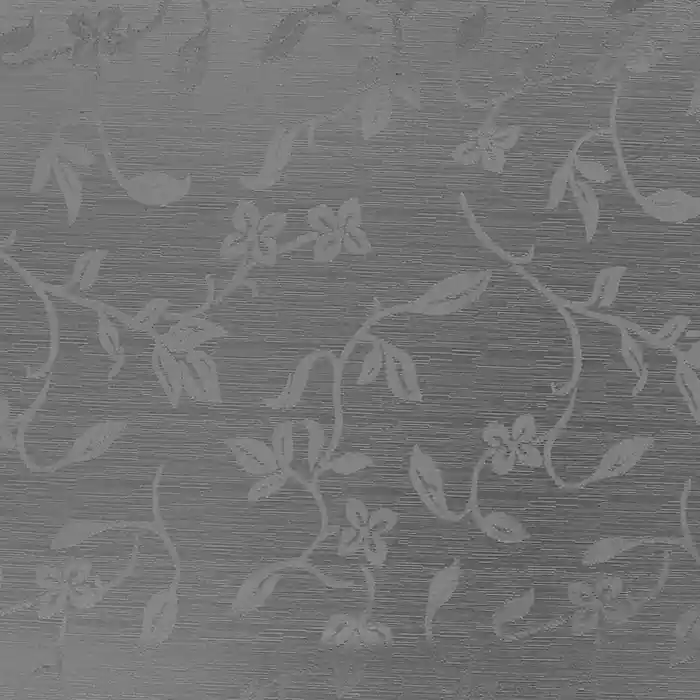 Nur Für Kurze Zeit Ottoman, Jacquard, 4146-125, grau