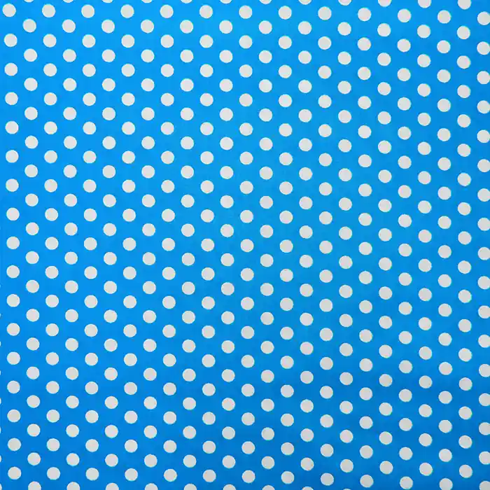 Hochwertig Baumwolle, imprägniert, Punkte,16630-004, türkis