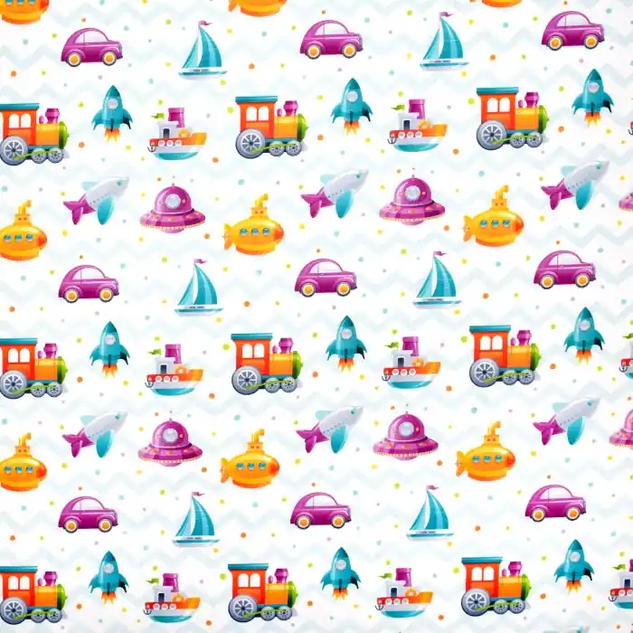 Baumwolle, Satin, digital, für Kinder, 24103-213 Preisknaller