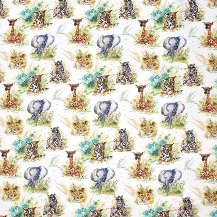 Top-Preis Baumwolle, Satin, digital, Tiere, 24103-210