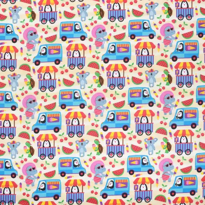 Baumwolle, Satin, digital, für Kinder, 24103-220 Versand Am Gleichen Tag