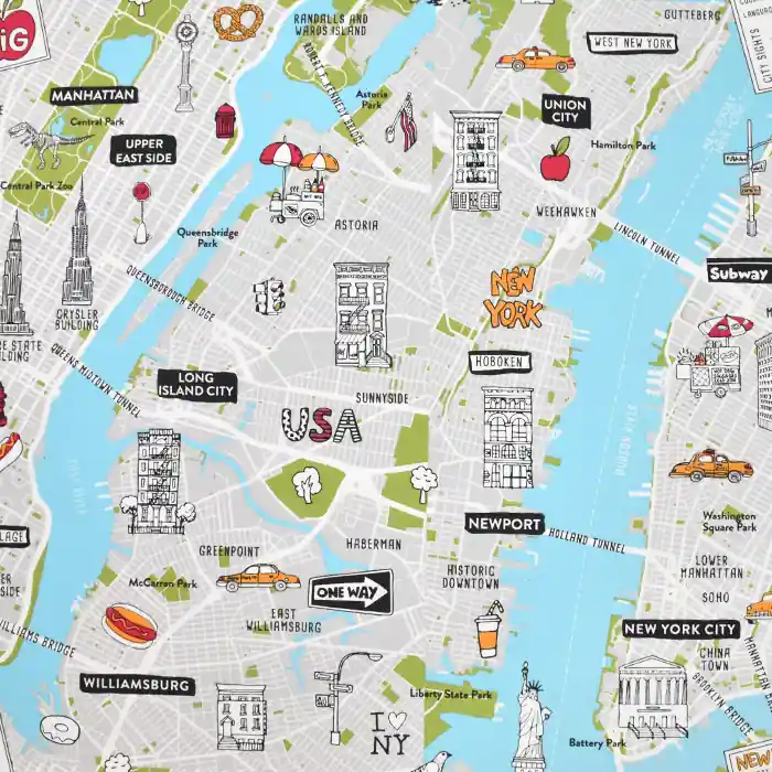 Dekostoff, Druck, Landkarte, 19432-39 Mengenrabatt