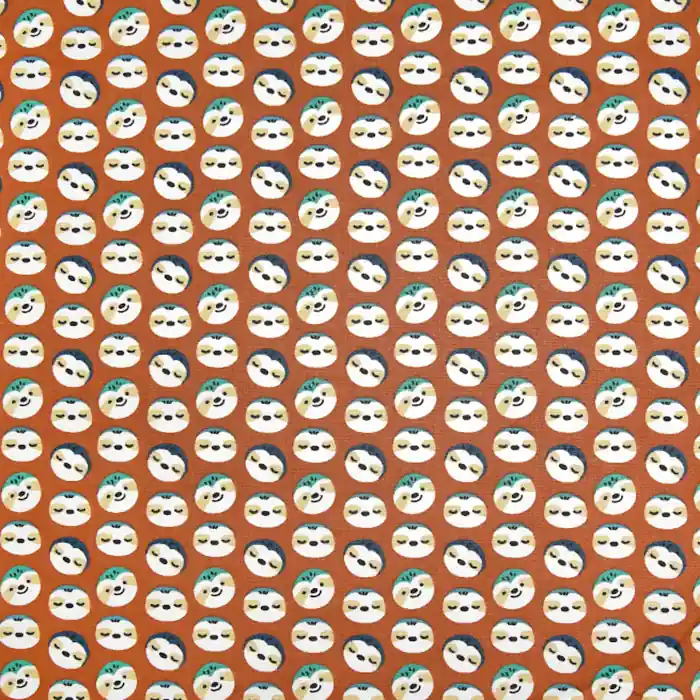 Baumwolle, Popeline, Tiere, 23018, braun Sonderangebot