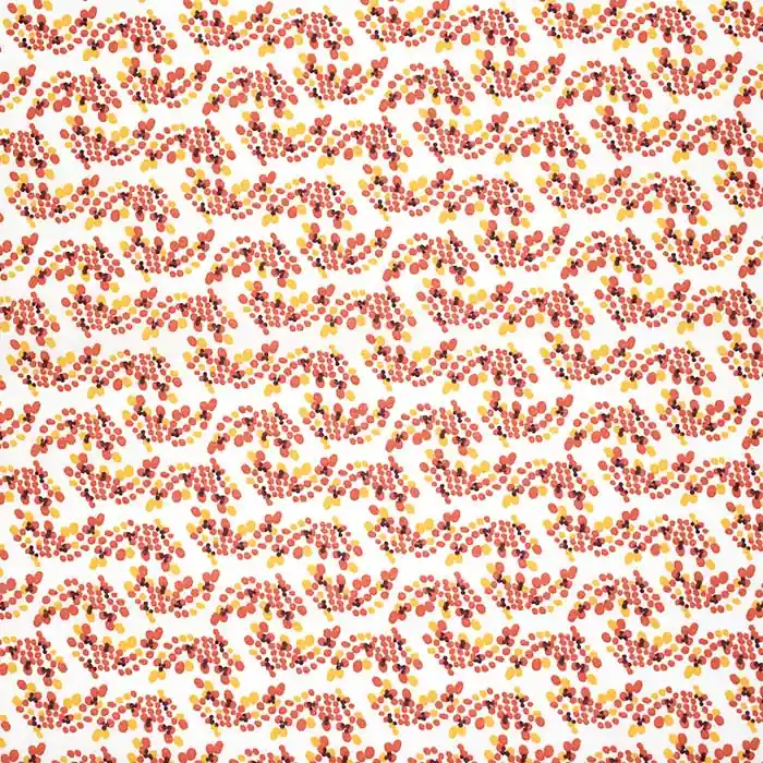 Baumwolle, Popeline, Druck, 23730-1, ziegelfarben Angebot