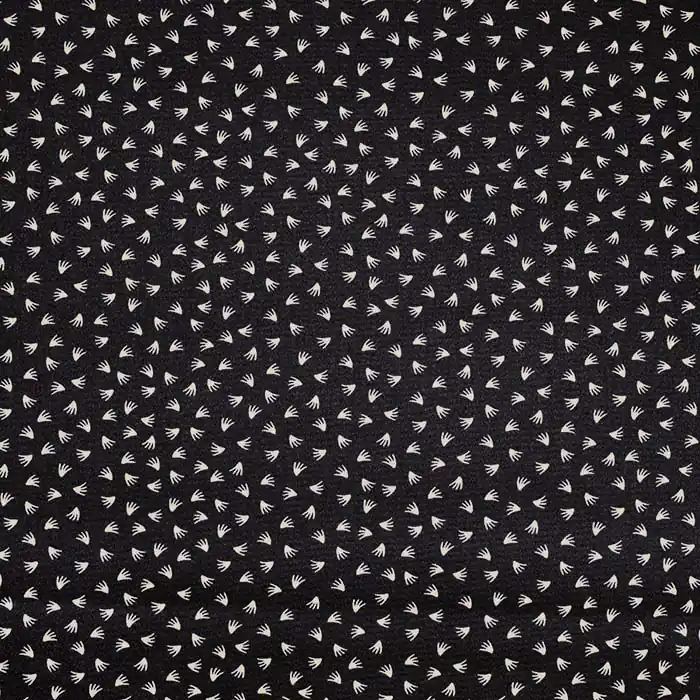 Baumwolle, Satin, geometrisch, 24070-006, dunkelblau Markenware