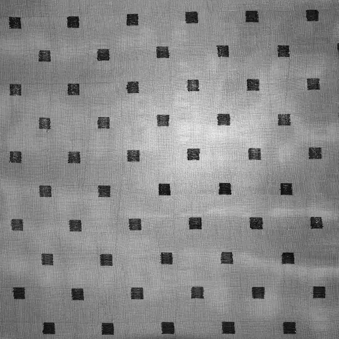 Meistverkauft Organza, geometrisch, 25066, schwarz