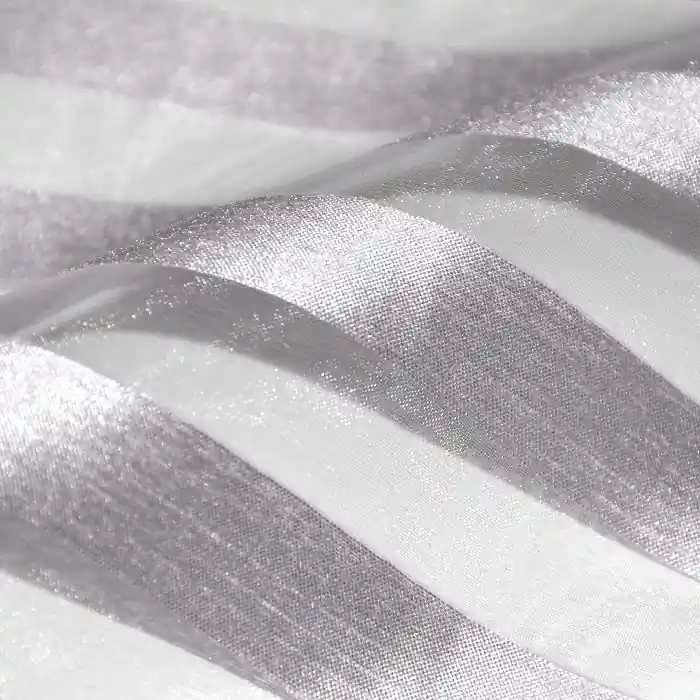 Neu Organza, Streifen, 22280-1225, silber