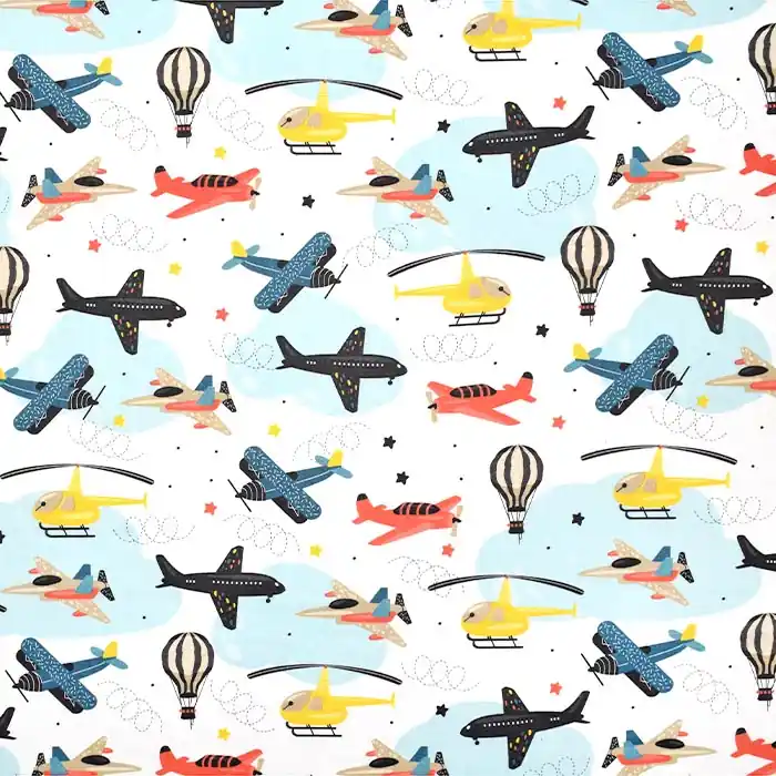 Heute Kaufen Baumwolle, Satin, digital, für Kinder, 24103-130