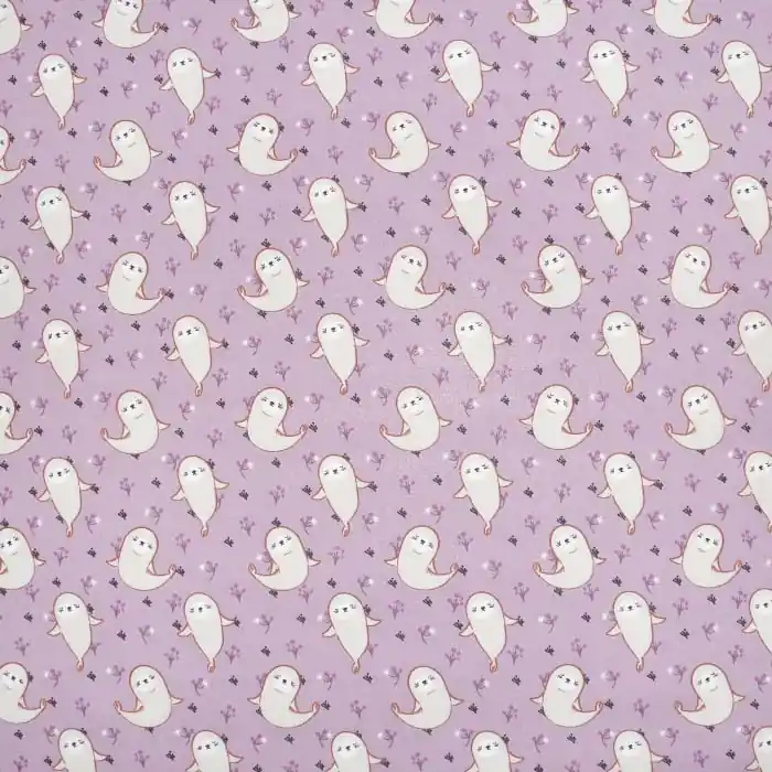 Baumwolle, Popeline, Tiere, 23977-1, violett Saisonangebot