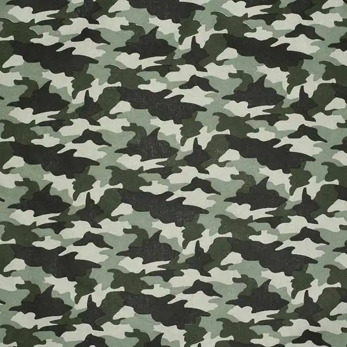 Abverkauf Baumwolle, Popeline, Camouflage, 23968-1, grün