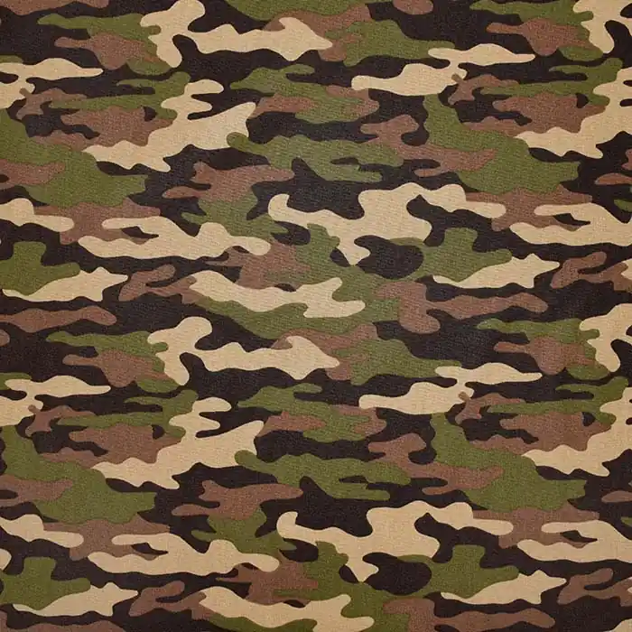 Billig Baumwolle, Popeline, Camouflage, 23448-007, grün