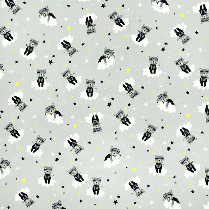 Geprüft Baumwolle, Popeline, für Kinder, 11422-022, mintgrün