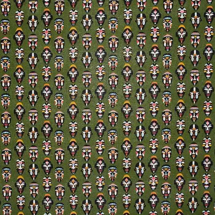 Kostenloser Versand Baumwolle, Popeline, Druck, 23503-2, grün