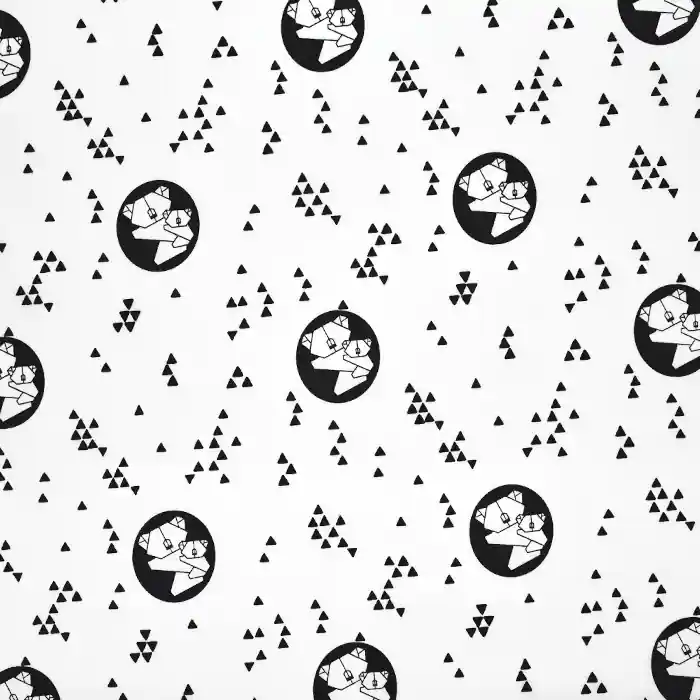 Baumwolle, Popeline, Tiere, 23290-02, schwarz Top-Angebot