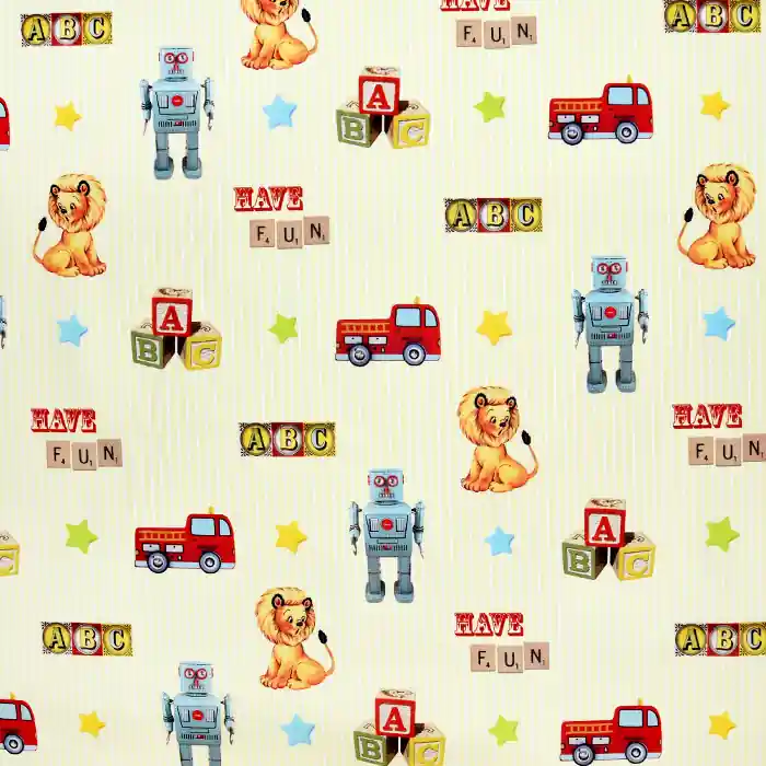 Baumwolle, Popeline, für Kinder, 22979-01, gelb Sonderangebot