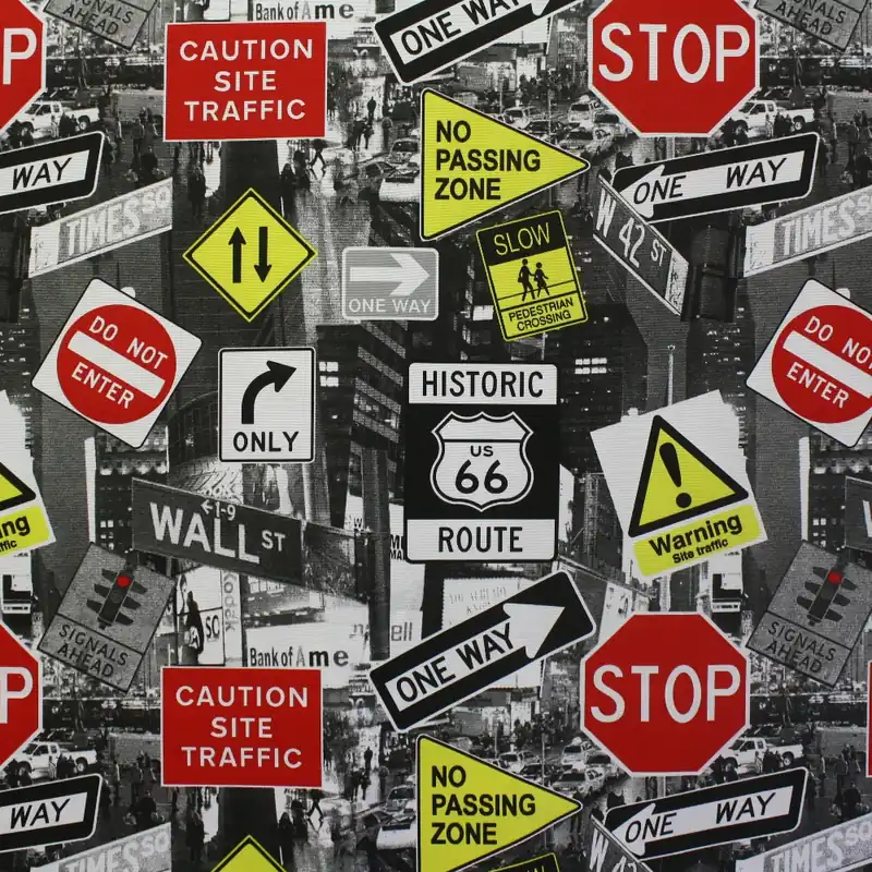 Limited Edition Druck, Verkehrsschild, 14259