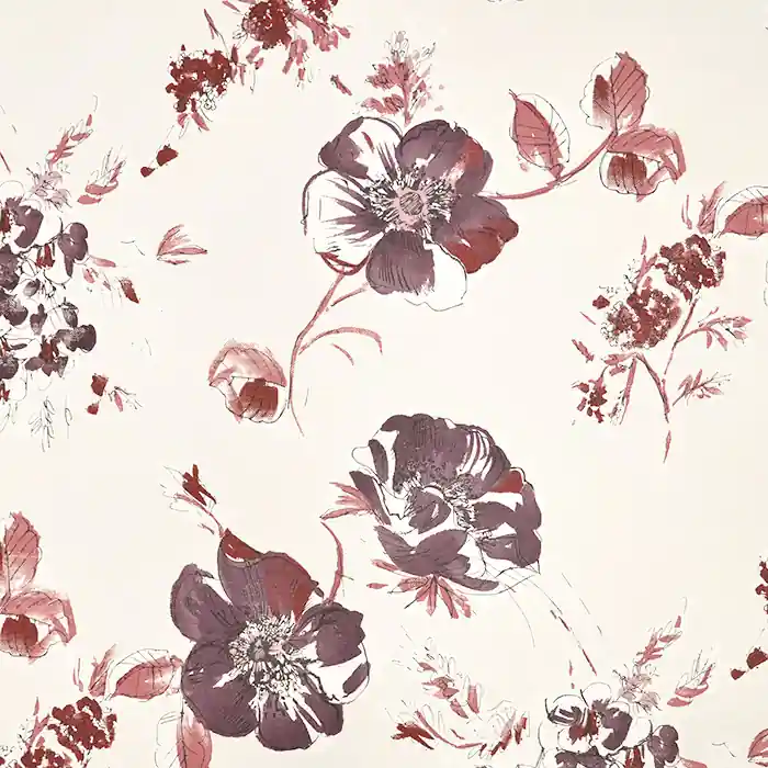 Must-Have Deko, Druck, floral, 19631-001, rot