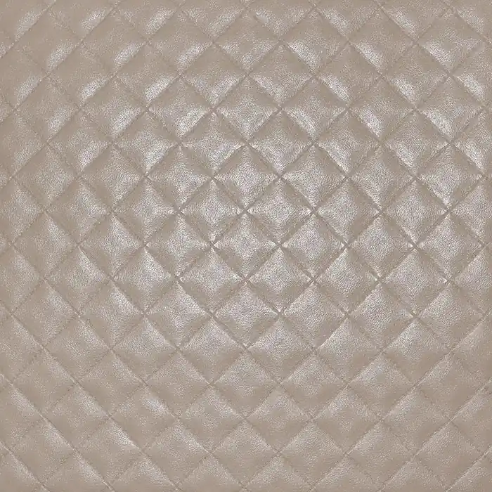 Kunstleder Kapitone, 27814-03, braun-beige Sichere Zahlung