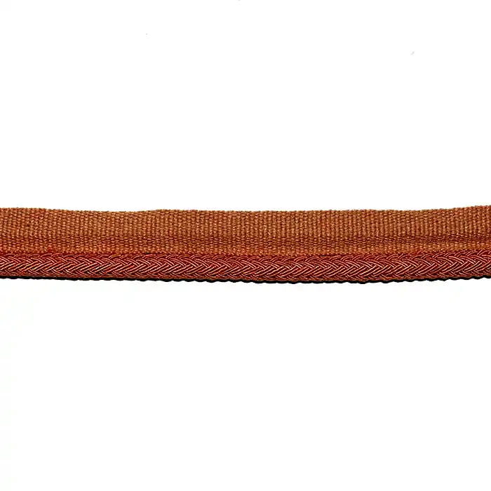 Schrägband, dekorativ, 20 mm, 23639-102, ziegelfarben Expressversand