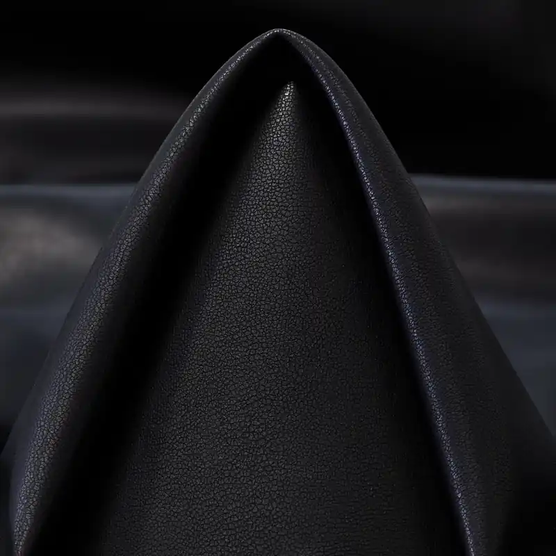 VEGAN LEATHER, RAVEN BLACK Gratis Versand