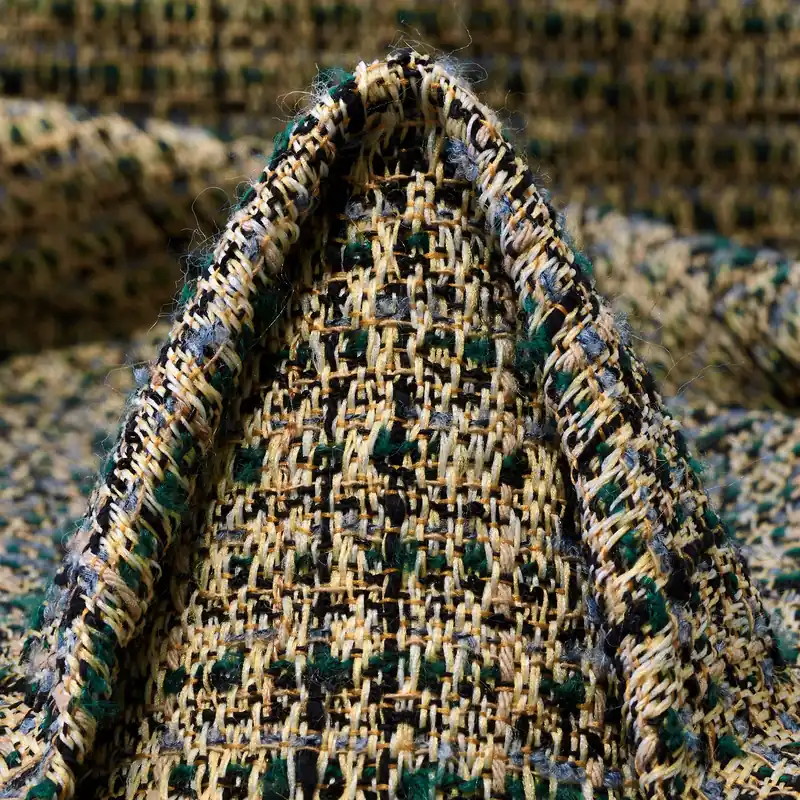 Jetzt Kaufen CHANEL, COTTON BLEND, LUREX, BONE WHITE&SMARAGD