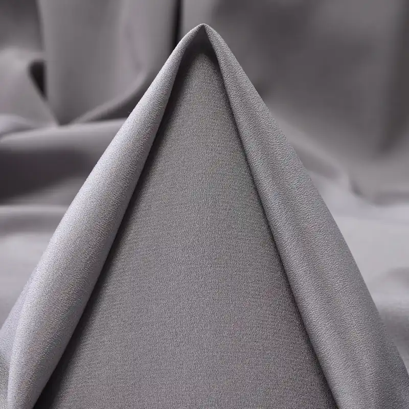 Kracherpreis CRÊPE DE CHINE, SILK, ELASTIC, FORMAL GRAY
