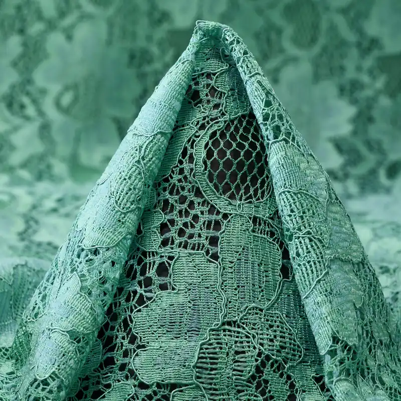 LACE, POLYAMID, FLORAL, JADE Premium