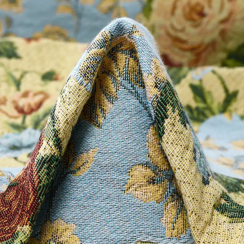 Exklusiv JACQUARD, COTTON, FLORAL, HEATHER & JADE