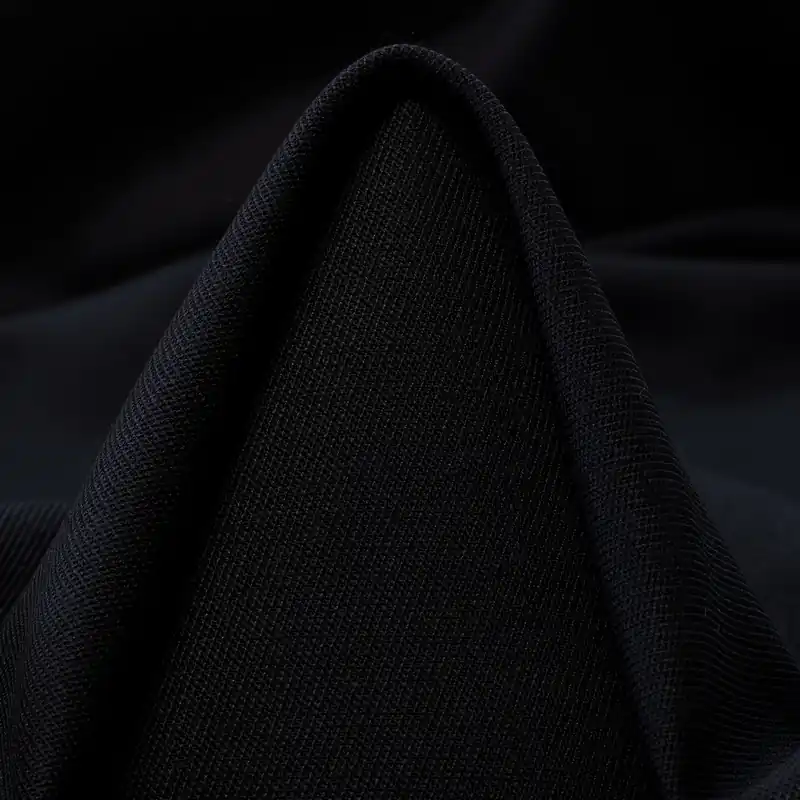 TWILL, VIRGIN WOOL, ELASTIC, JET BLACK Preiswert