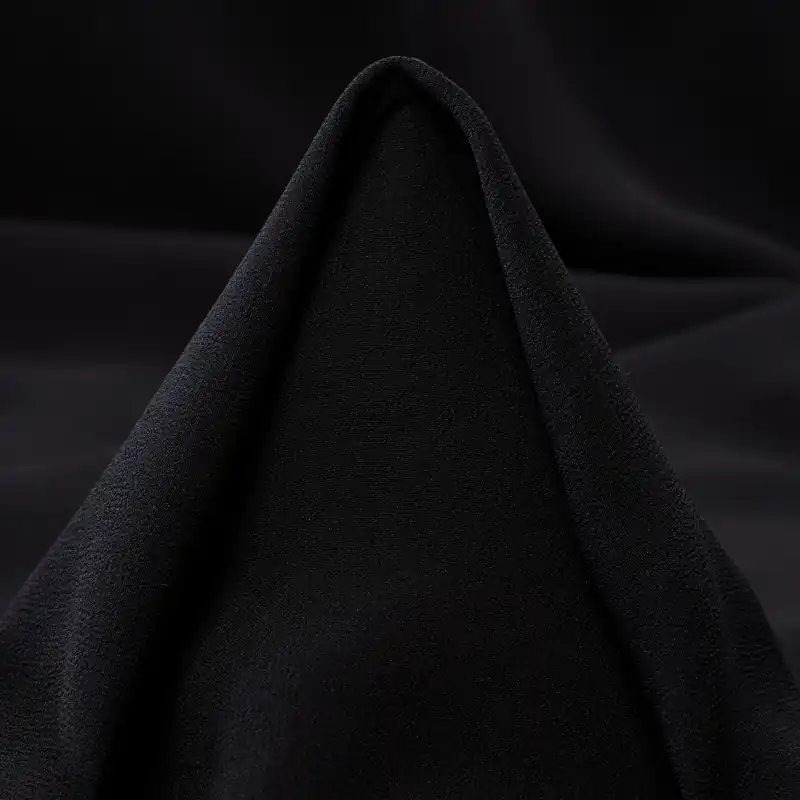 Großhandel CHIFFON, SILK, JET BLACK