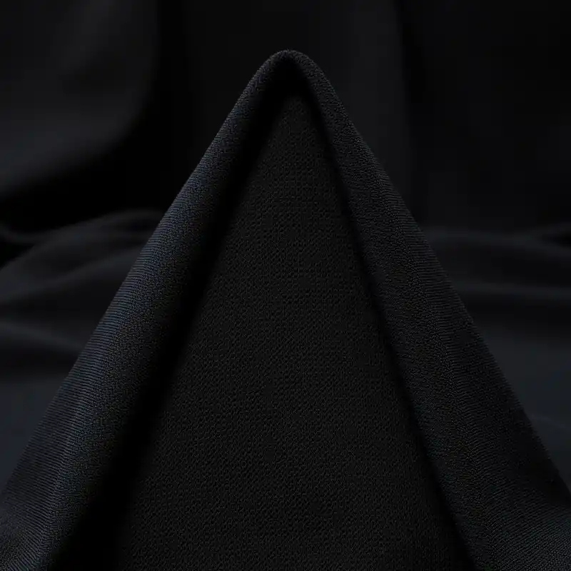 SINGLE JERSEY, CRÊPE, VISCOSE, RAVEN BLACK Kracherpreis