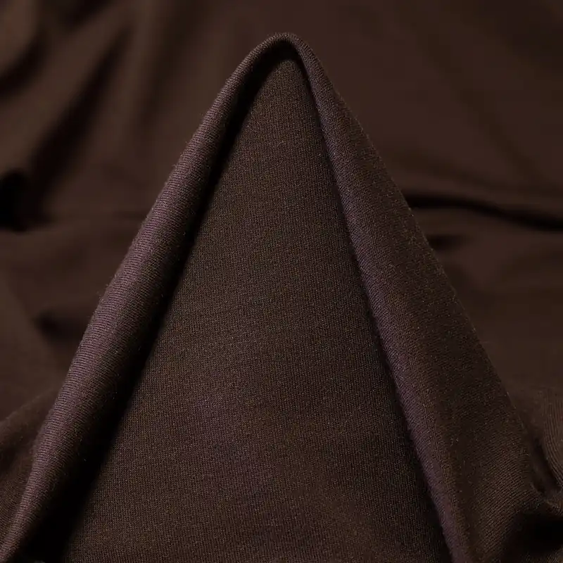 SINGLE JERSEY, MODAL, ELASTIC, SEAL BROWN Heißes Angebot