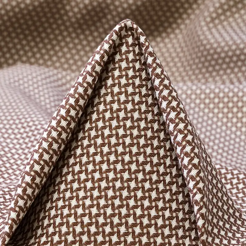 Sichere Zahlung JACQUARD, COTTON, MICRO DESIGN, SNOW WHITE&TOBACCO BROWN