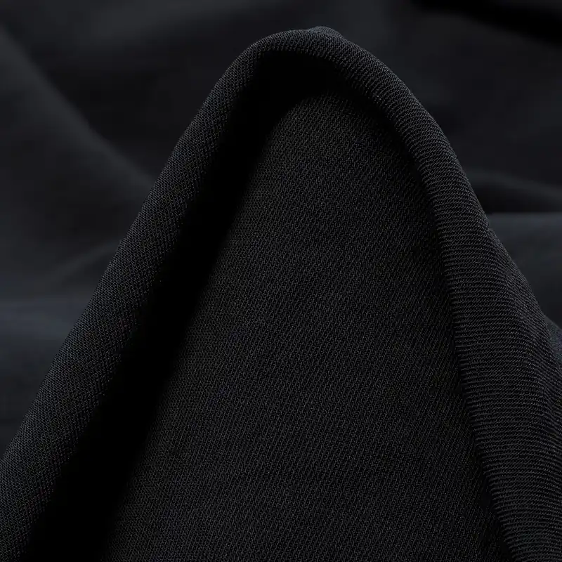 Kostenloser Versand TWILL, CRÊPE, RAVEN BLACK