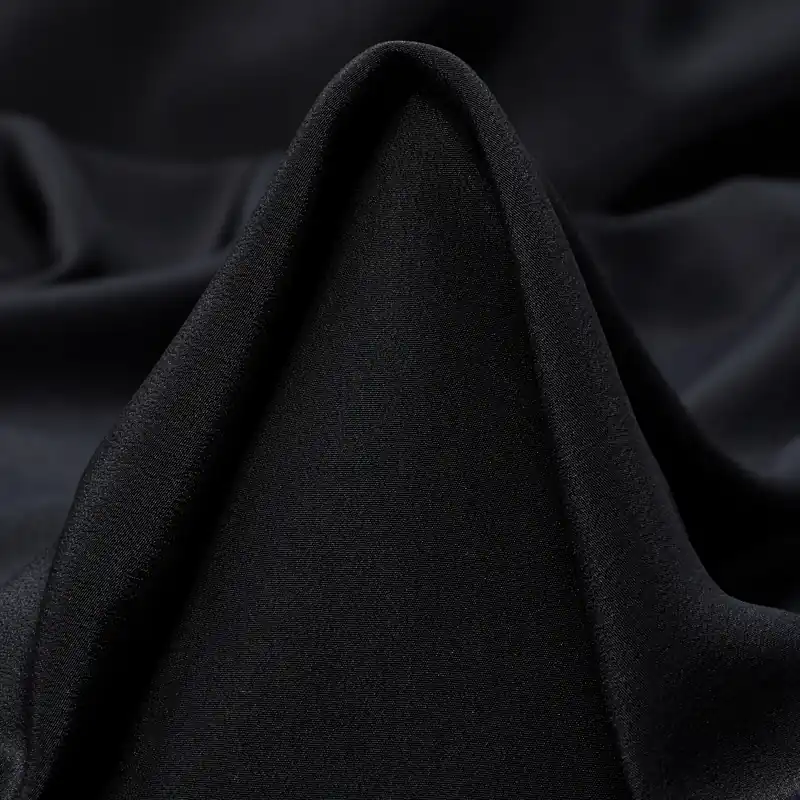 Sale CRÊPE DE CHINE, JET BLACK
