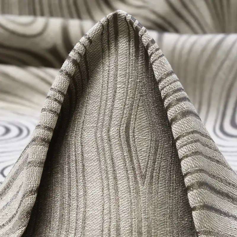 Highlight JACQUARD, LINEN, SILK, OPAL GRAY