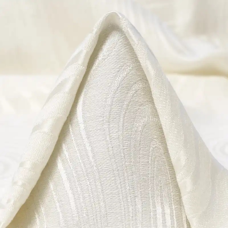 JACQUARD, LINEN, SILK, BRILLIANT WHITE Sonderaktion