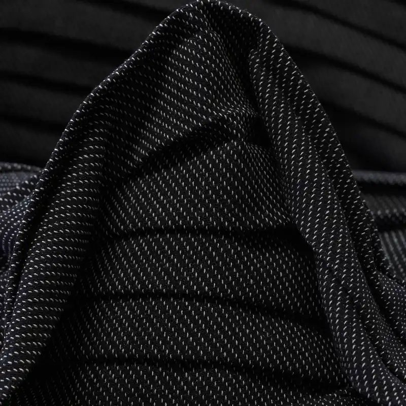 Meistverkauft PLISSÉ, VISCOSE BLEND, MICRO DESIGN, ASPHALT