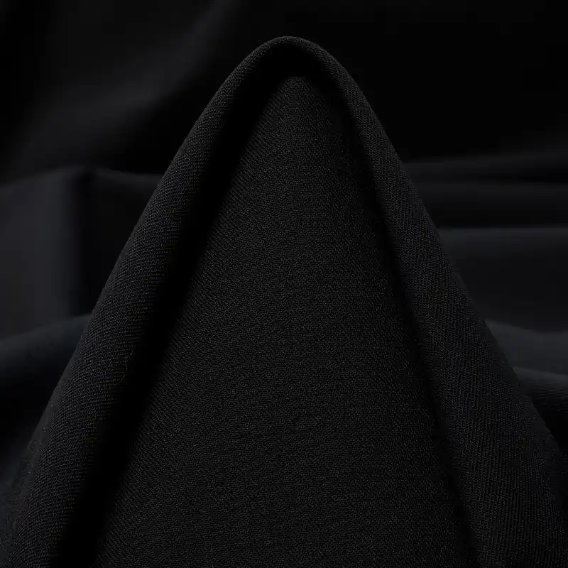 COOL WOOL, VIRGIN WOOL, ELASTIC, JET BLACK Billig