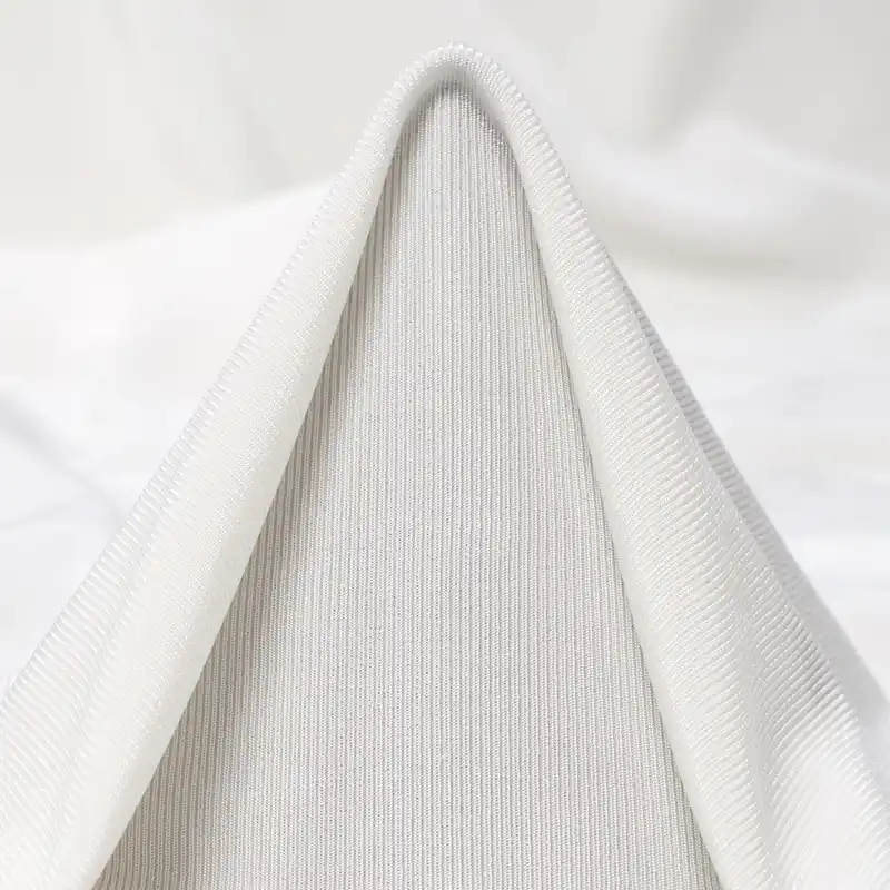 Handgefertigt JERSEY, VISCOSE, ELASTIC, BRILLIANT WHITE