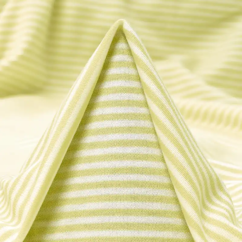 Top-Preis SINGLE JERSEY, COTTON, STRIPES, BRILLIANT WHITE&LIMELIGHT