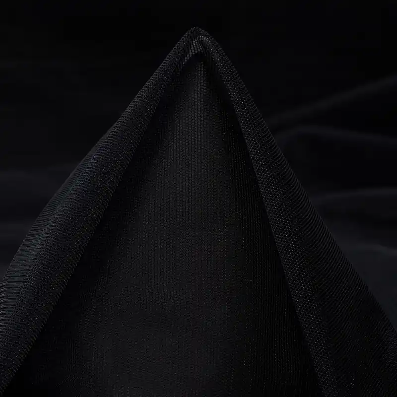 Highlight MESH, ELASTIC, HIGH ELASTICITY, JET BLACK