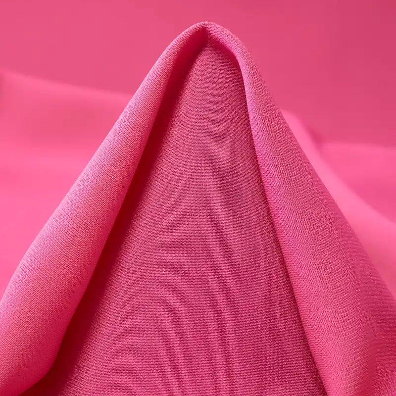 CRÊPE, VISCOSE, ELASTIC, HOT PINK Super-Preis