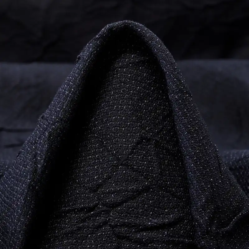 Handgefertigt CRASH, WOOL, MICRO DESIGN, BLUE QUARTZ&RAVEN BLACK