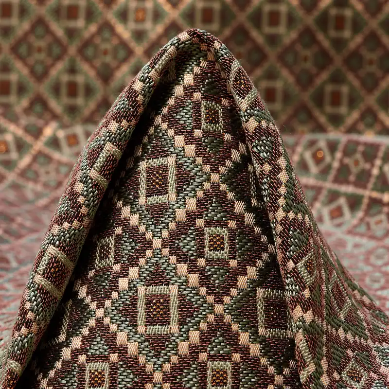 Sichere Zahlung JACQUARD, COTTON BLEND, METALLIC, MOON MIST&CINNAMON