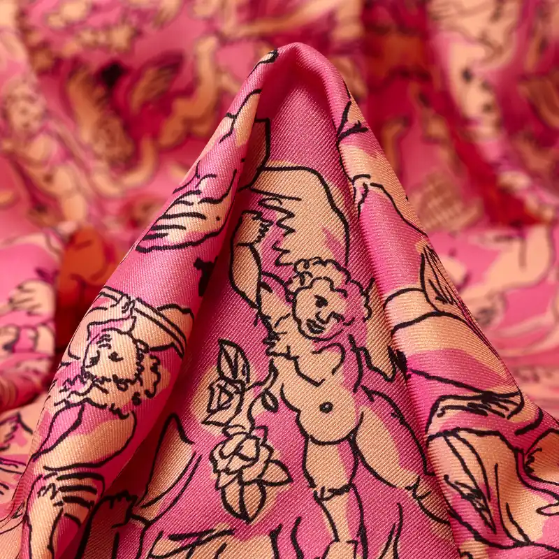 TWILL, PRINTED, CORAL PARADISE Beliebt