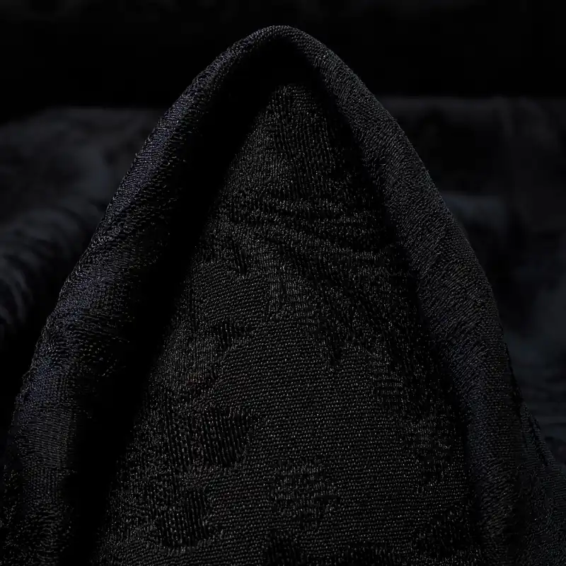 JACQUARD, ACETATE, TONE ON TONE, RAVEN BLACK Limited Edition